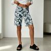Women's High Waist Wide Leg Shorts Casual Summer Vacation Floral Print Loose Fit Comfortable Beachwear