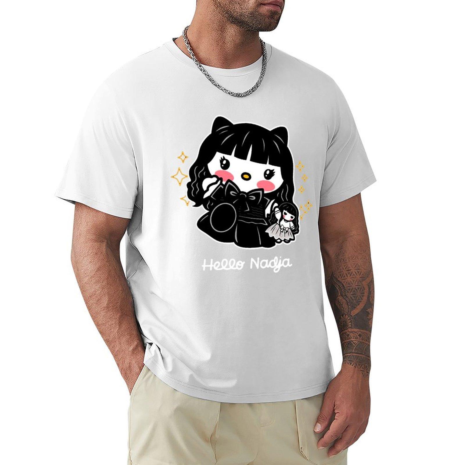 Hello Nadja nadja doll TShirt custom t shirt anime clothes men t shirts S