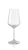 Bohemian Glass SANDRA Glass Wine Glasses, Set of 6, 350ml, Dishwasher Safe, Crystallex, 40728-350-6