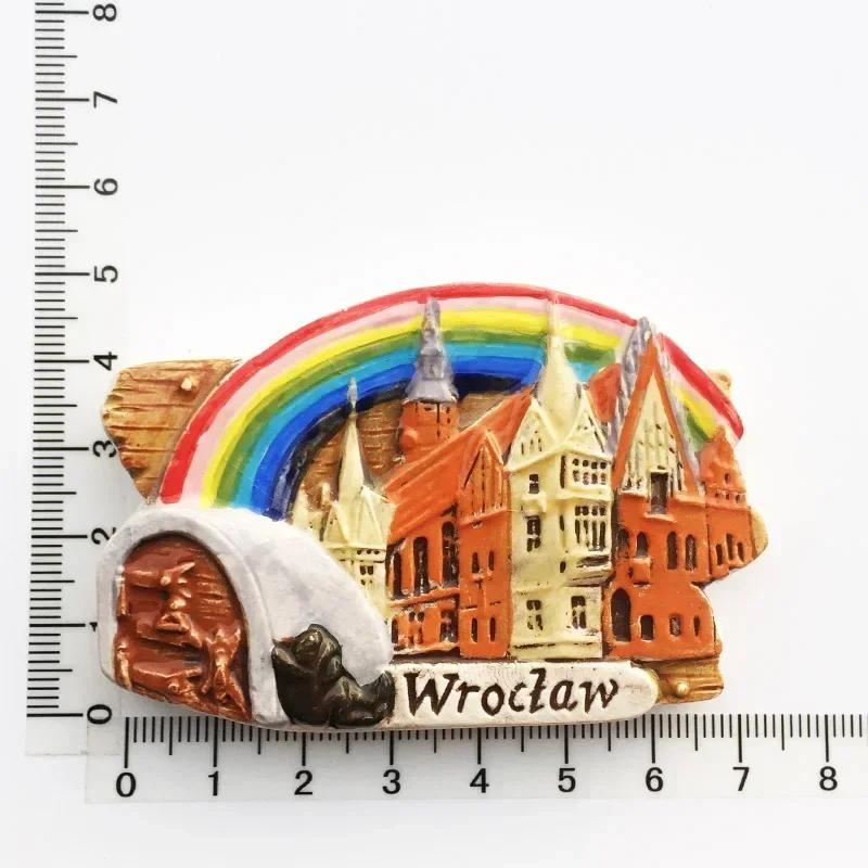 Poland Wavel Castle KRAKOW Ψυγείο Μαγνήτες Wroclaw Castle Τουριστικά αναμνηστικά Μαγνητικό αυτοκόλλητο Διακόσμηση σπιτιού Polska Gifts Idea