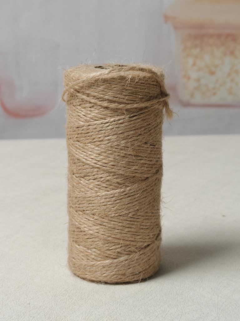 Natural Vintage Jute Rope Twine Roll Sewing Christmas Crafts Jute Cord Thread Wedding Handmade DIY Party Ribbon Bows Decoration