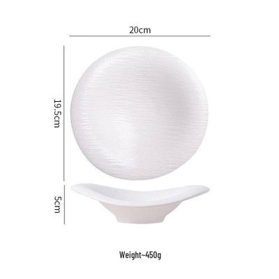 Abay Irregular Ceramic Dinner Plate Set