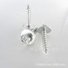 Cross Head Hex Self-Tapping Combo Screw with Flat Washer, M6*30, Bolt M8, Two-Piece.