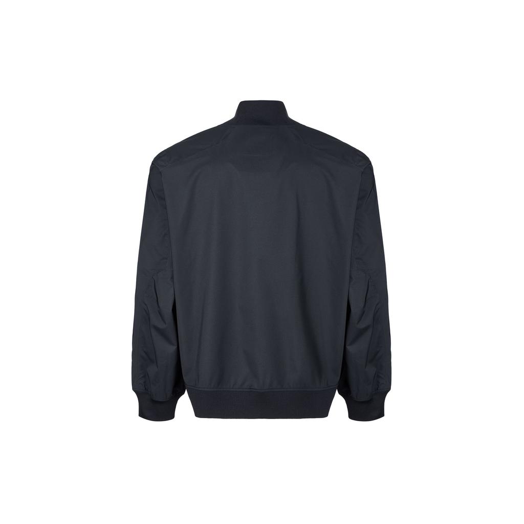 Under Armour Solid Color Stand Collar Long Sleeve Zip Jacket Men jackets Black 1387989-001