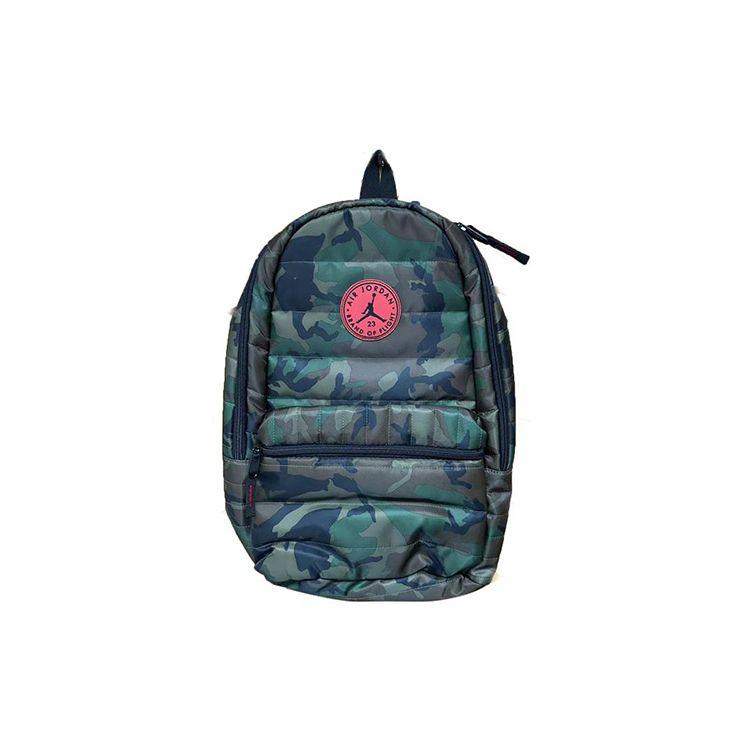 

Jordan Small Logo Zipper Backpack Unisex Backpacks Camouflage DQ8281-305 Camouflage
