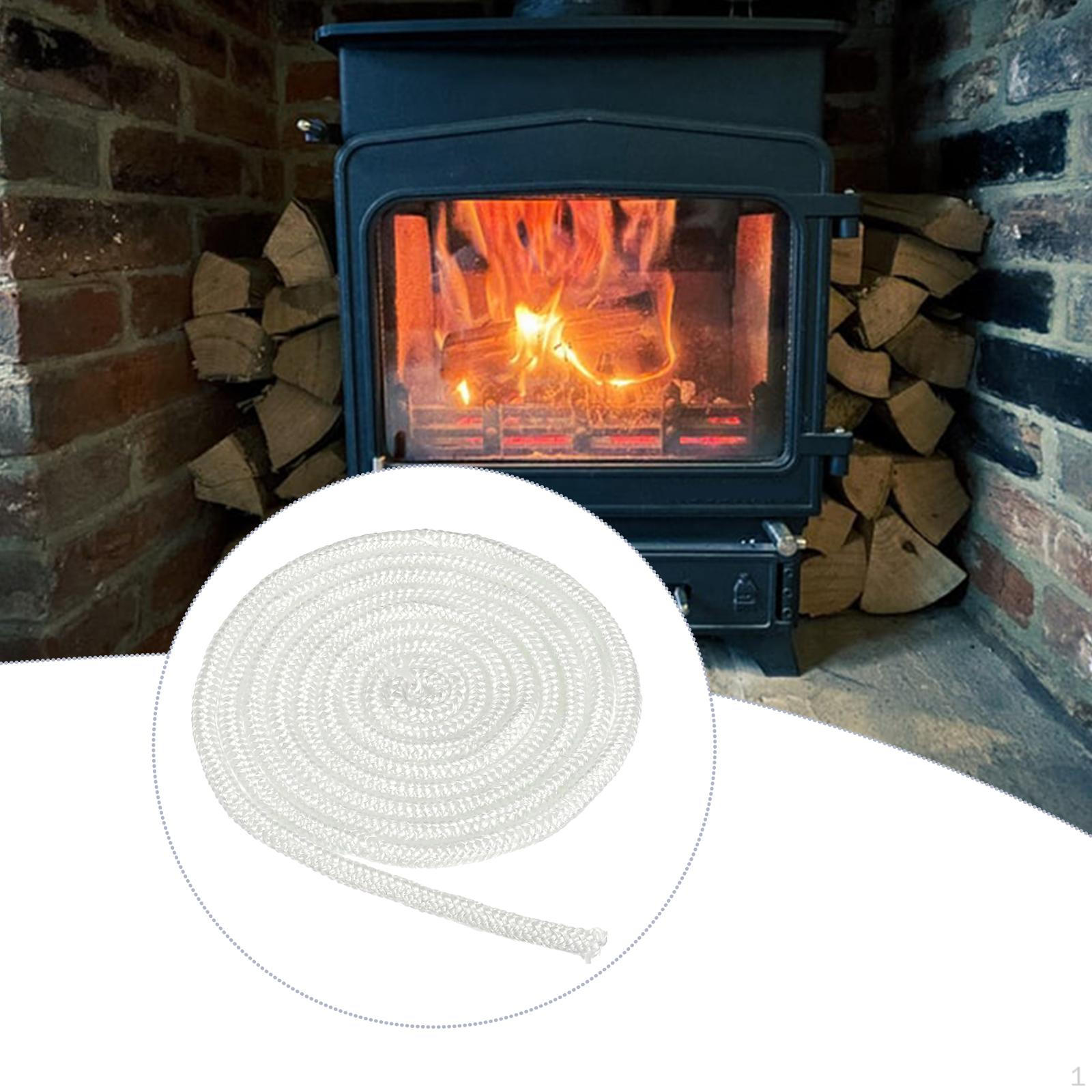 

Door Seal, High Temperature Resistant, 4 Meter Rope, Fiberglass Seal 6mmx4m