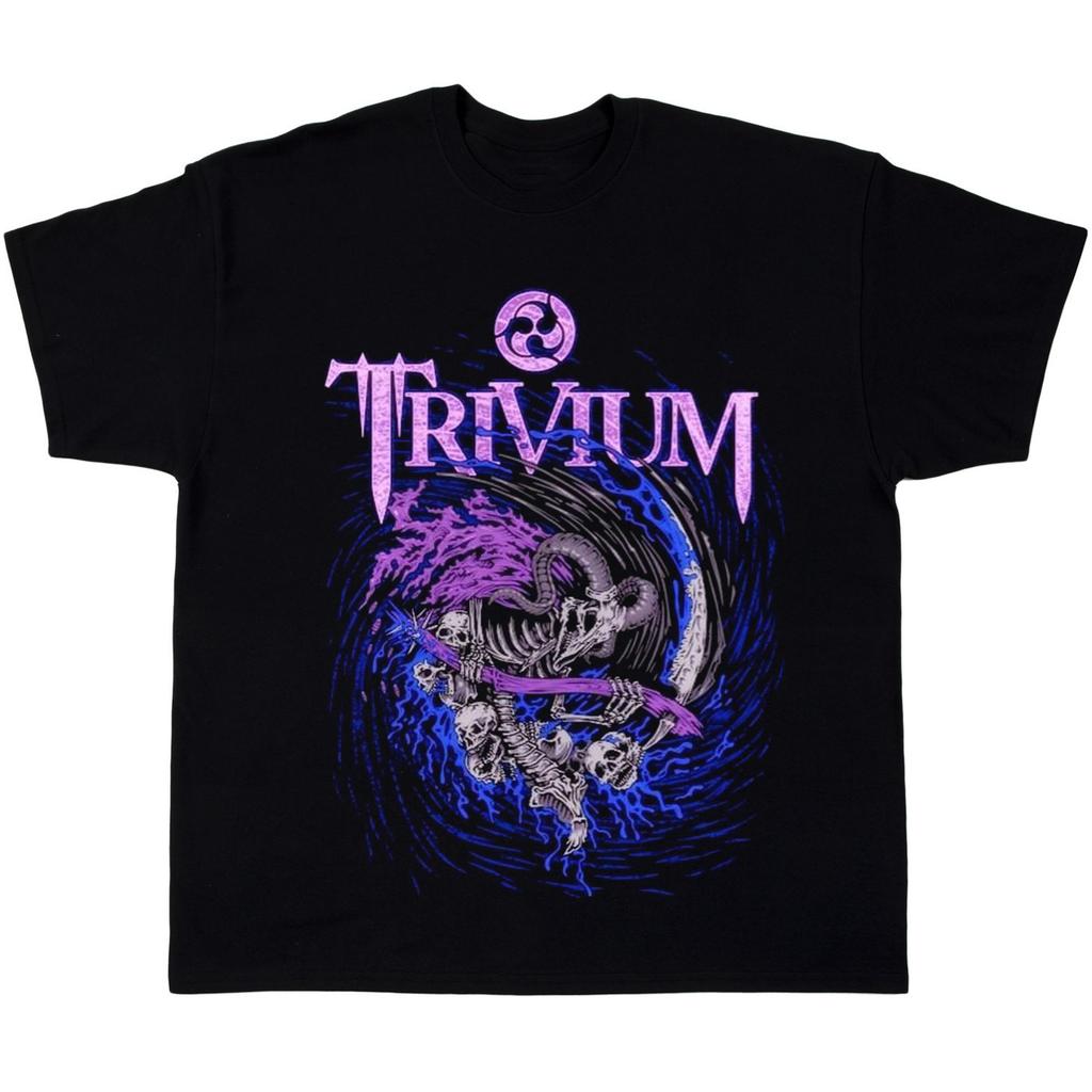 Vtg Trivium Band Music Tour T Shirt For Fans Cotton Full Size Unisex Unisex T-Shirt