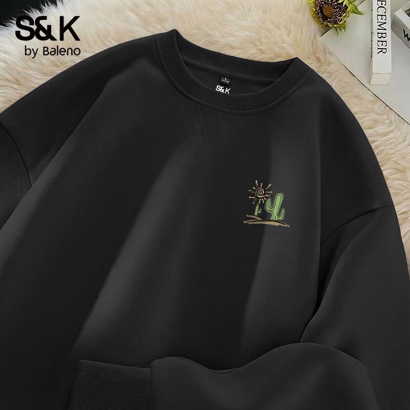 Baleno Men's Loose Fit Graphic Pullover Sweatshirt