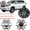 4 ks Středová krytka náboje kola Pro Toyota Land Cruiser Prado GDJ155 GRJ150 2012- Náhradní kryt náboje kola