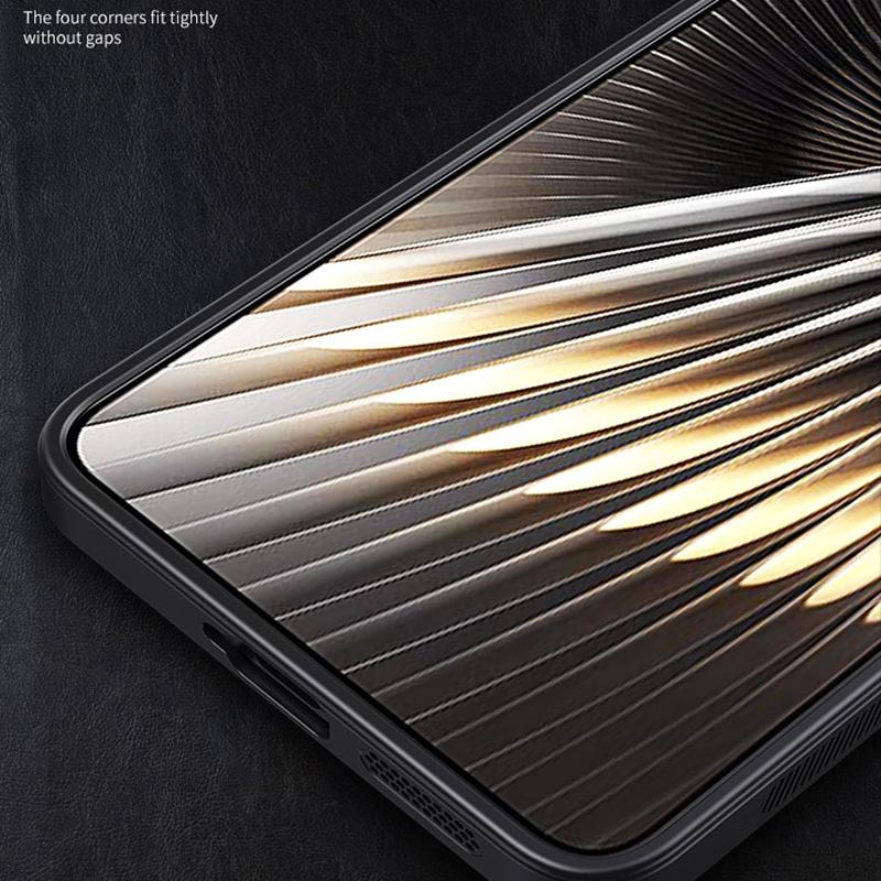 For Xiaomi Redmi Turbo 3 5G/Poco F6 5G Cover Aluminum Alloy+TPU Phone Case with Kickstand