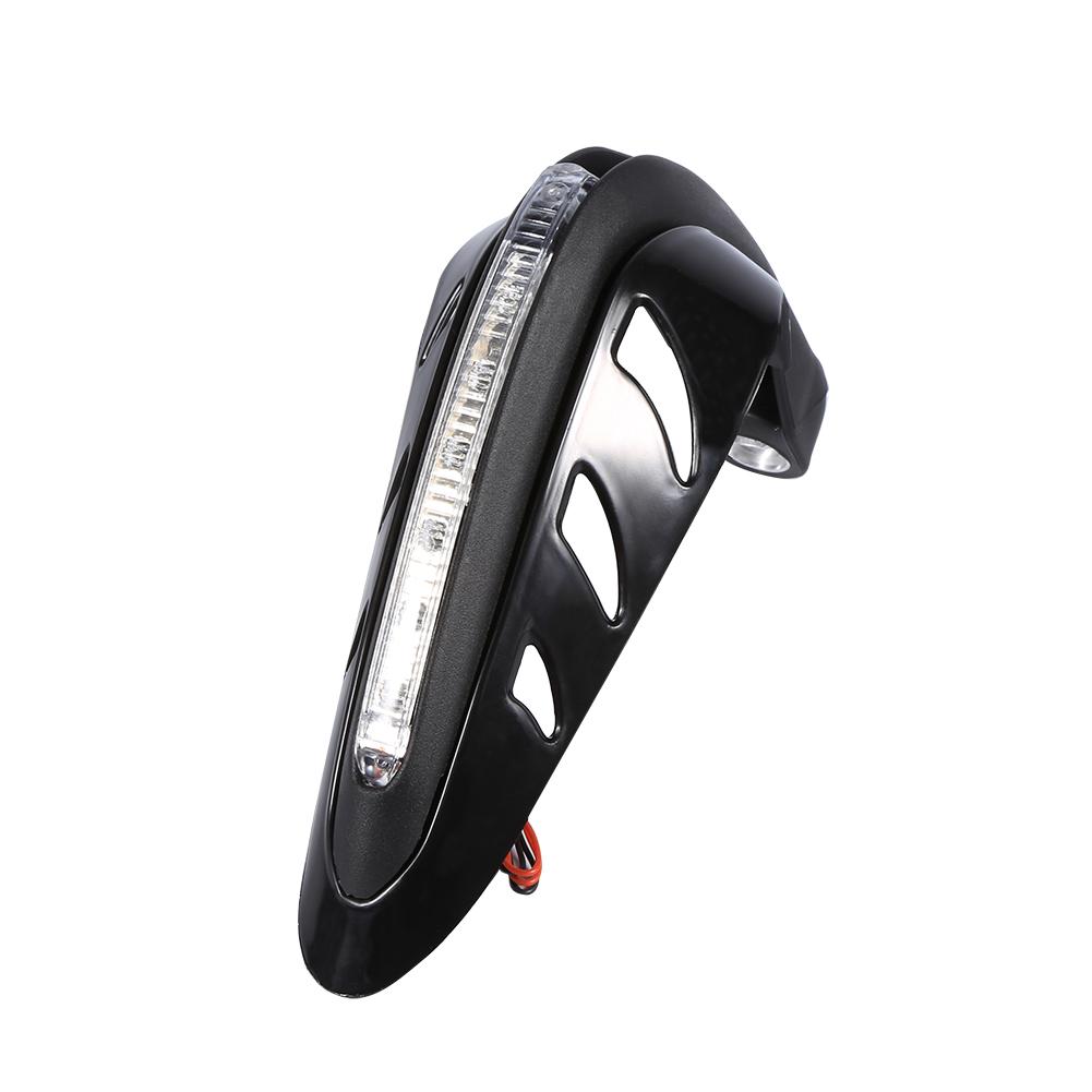 1 Pair   Handlebar Hand  or LED Light Motorcycle Hand Guards Black