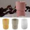 Cylindrical Candle Cup Silicone Mold DIY Incense Ashes Catcher Craft Making Plaster Concrete Resin Vase Casting Molds Home Decor