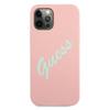 Guess Guhcp12Llsvspg Iphone 12 Pro Max 6,7 Różowo Zielony/Green Pink Hardcase Silicone Vintage