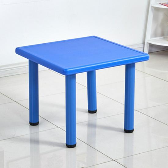 Adjustable Children's Plastic Square Table for Study & Dining