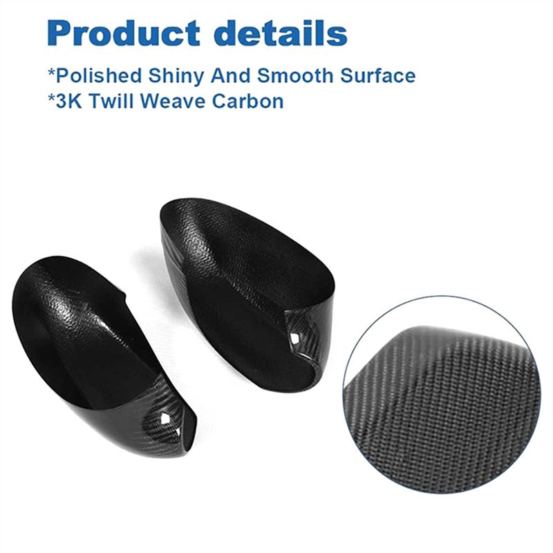 Real Carbon Fiber Side Door Rearview Mirror Cover Housing For BMW E85 Z4 2002-2008 Car Wing Mirror Shell Caps