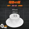 Air Conditioner Hole Cover Cap Plastic Seal Plug for 39mm To 48mm Diameter Opening with Removable Lid Durable Ventilation Seal