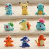 Pikachu Squirtle Bulbasaur Charmander Cyndaquil Totodile Ivysaur Popplio Plush Toy  Peluche Doll Toy Hobbie Birthday Gift