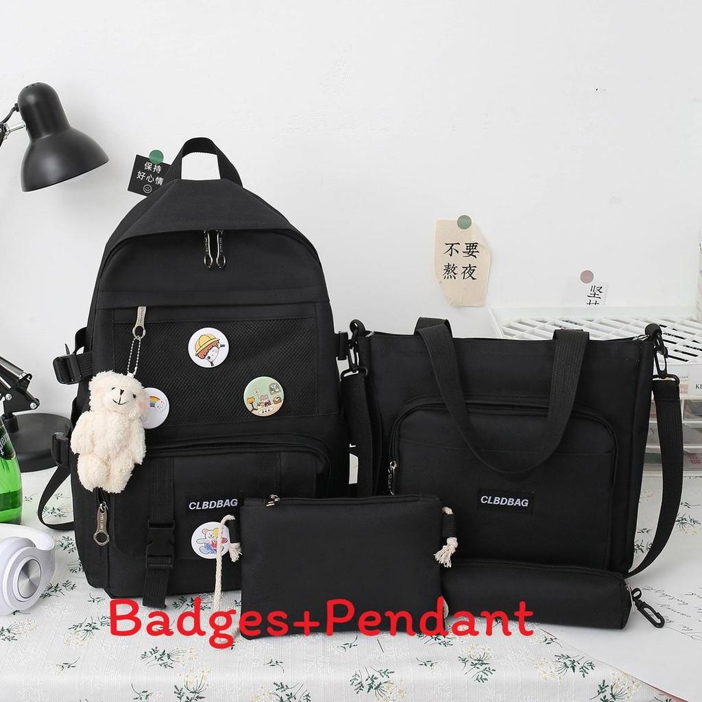 Practical School Cute Backpack Set With Waterproof Design For Boys And Girls