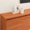 Wall Mounted Cabinet Wax Brown 100 x 30 x 35 cm Solid Pine Wood