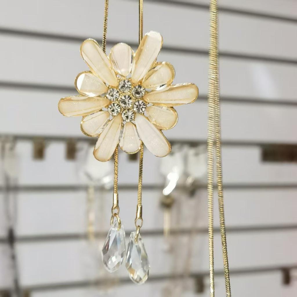 Versatile autumn and winter explosive sweater chain niche long necklace pendant fringed accessories pendant