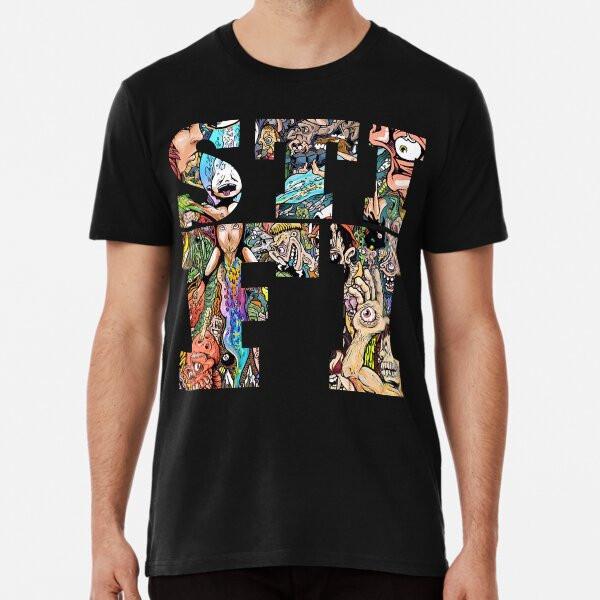 Sticky fingers caress your soul logo classic t shirt TShirt Made in Australia Unisex T-Shirt S