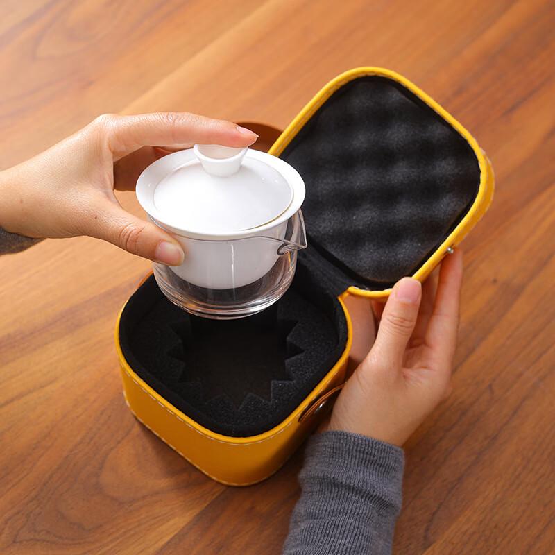 Changbaosen Portable Ceramic Travel Tea Set