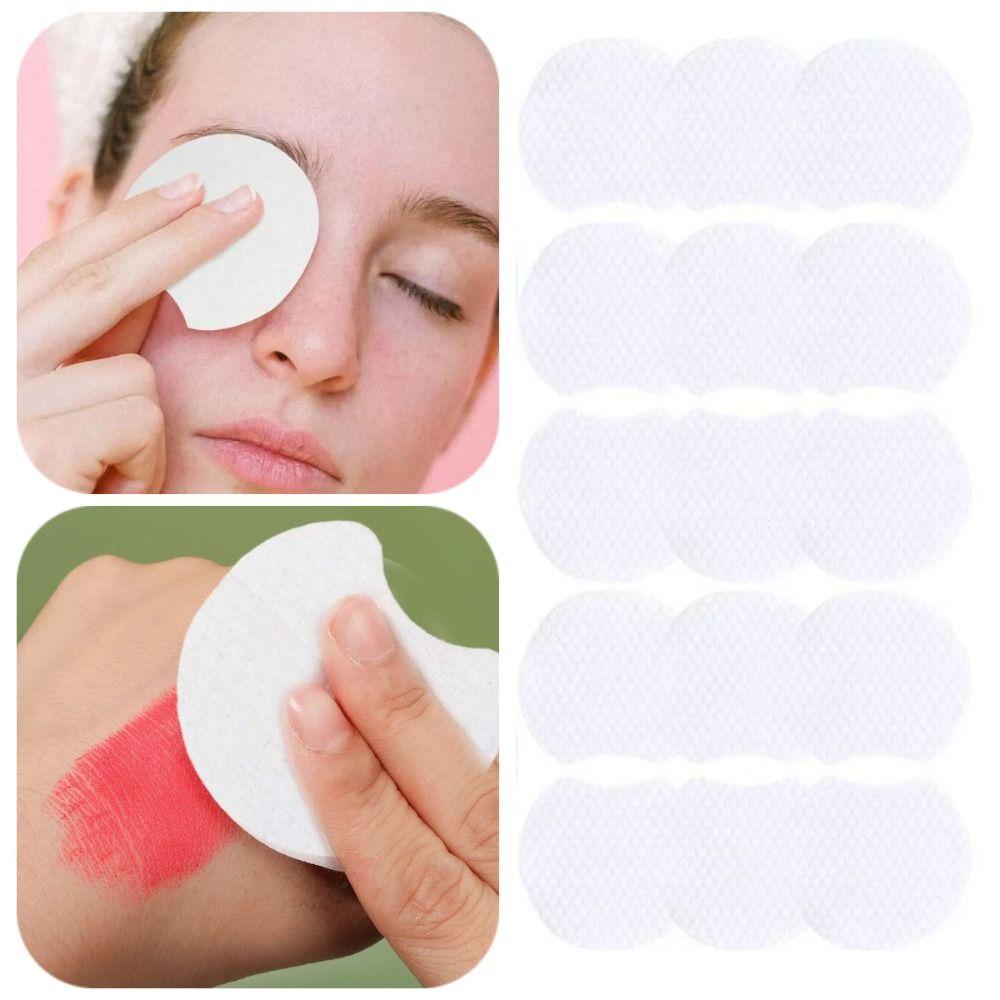 1200Pcs Double-sided Makeup Remover Pads Soft Wet Compress Cotton Face Makeup Cotton Pads  Girl