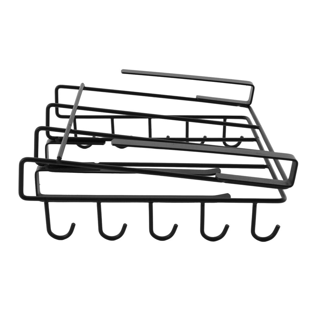 Black Carbon Steel  Hanging Chopping Board Rack, Kitchen Organizer Rack for Cutting Board Chopping Board Shelf Holder, Floating Shelves