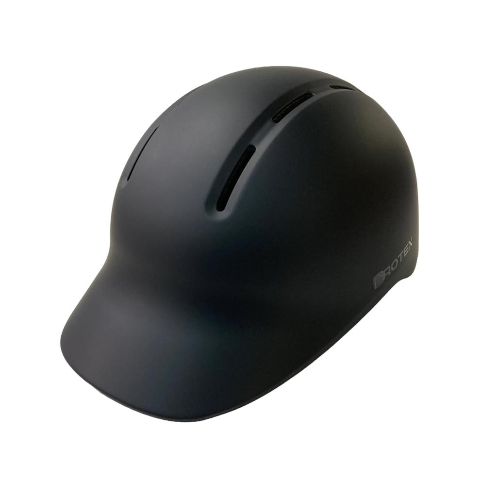 Top Casual SG Helmet Bicycle Helmet for Adults Black Baseball Cap Style Unisex Commuting SG Mark Certified Asian Fit Impact Absorption Tested