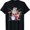 In Jezus Naam Speel Ik Vintage Drum T-shirt