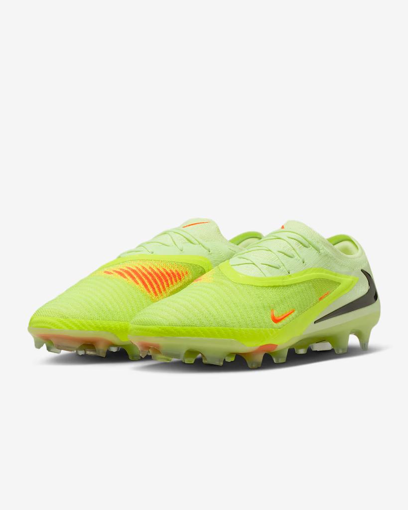 HJ2146-801 Nike Phantom 6 Low Elite FG Hyper Crimson Black Limelight (Men's)