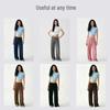 Women's Quick-Dry Loose Fit Yoga Pants - Lazy Style, Slimming, Wide-Leg Pilates Training Trousers