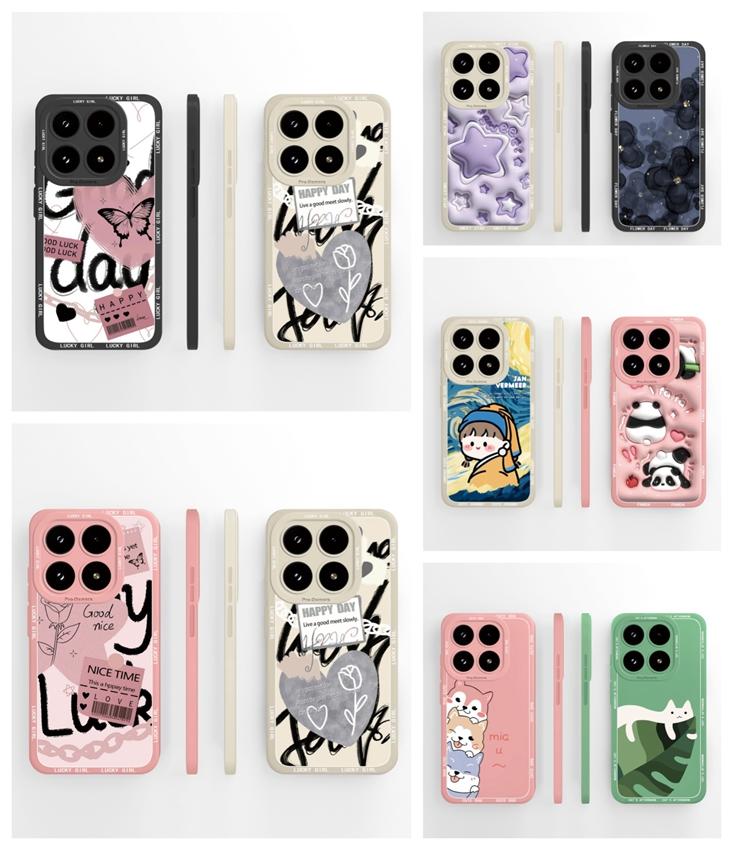 Geschikt Voor Xiaomi 17 13 12 15T 12T 12S Pro Telefoonhoesje Mode Gemengde Label Patronen Mode Vloeibare Siliconen Schokbestendige Shell Voor Xiaomi Bumper Hoes