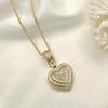 Bingtang Love European and American Ins Versatile Heart-shaped Jewelry Women's Necklace Pendant