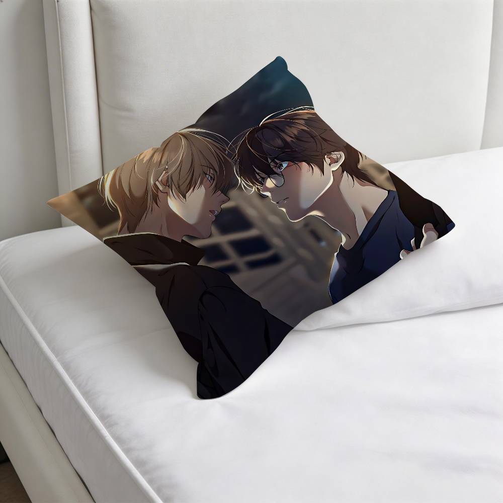 LLost In The CCloud Manga Quadratische Kissenhülle Weiche Dekorative Überwurf-Kissenhülle für Zuhause Sofa Bett