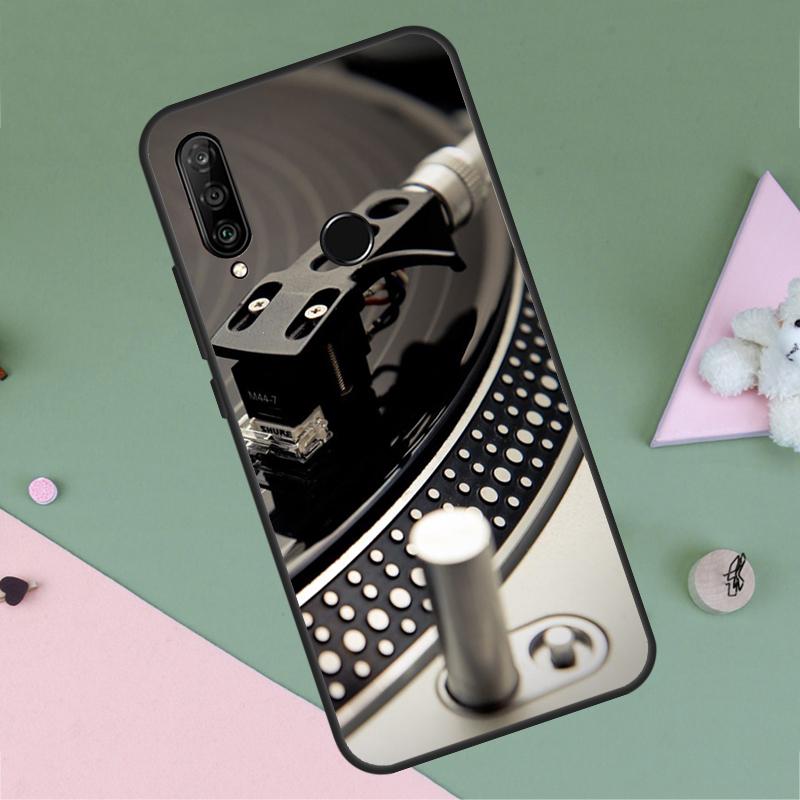 Vinyl DJ Record Art For Huawei P30 P40 Lite P60 Pro Nova 7i 8i 11i 12i 12s 10 9 SE Y90 Y60 Y70 Y72 Y61 Y91 Case
