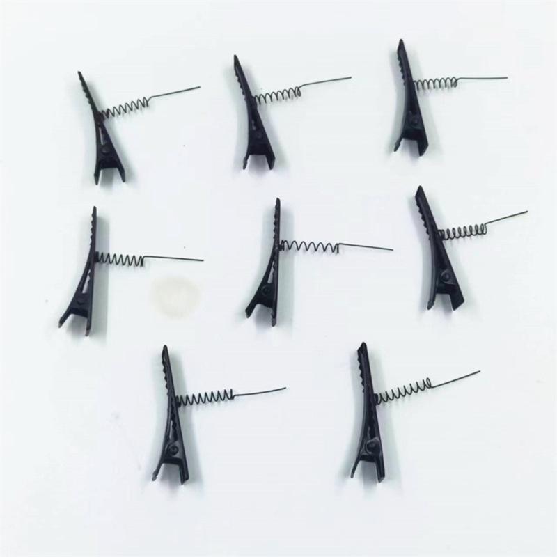 Secure Hairpin Crafting Attachments Convenient Hairpin Crafting Supplies Chic Barrette Clip Attachment with Spring