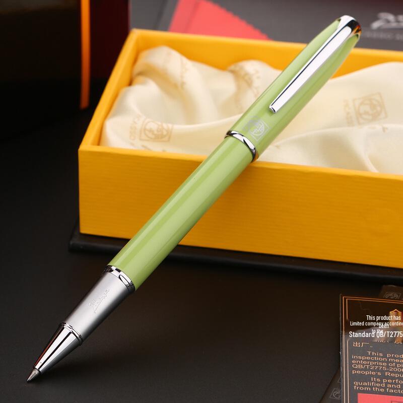 Picasso 916 Rollerball Pen: Men's Business Office Metal Ballpoint with Engraving Gift Box.