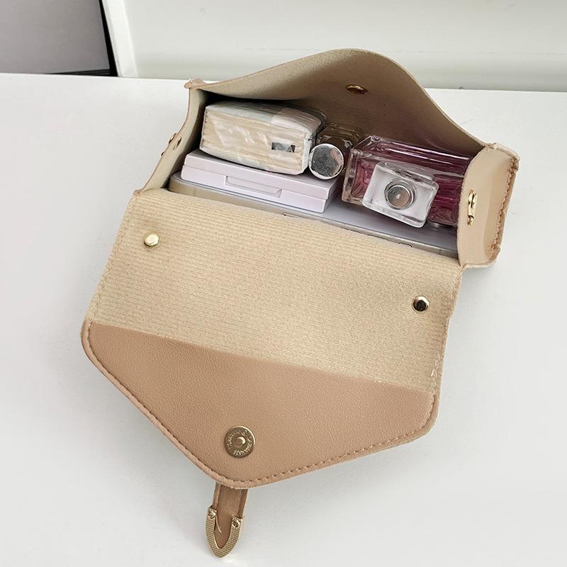 Personalized trend belt women's bag new fashion portable messenger bag solid color shoulder messenger small square bag