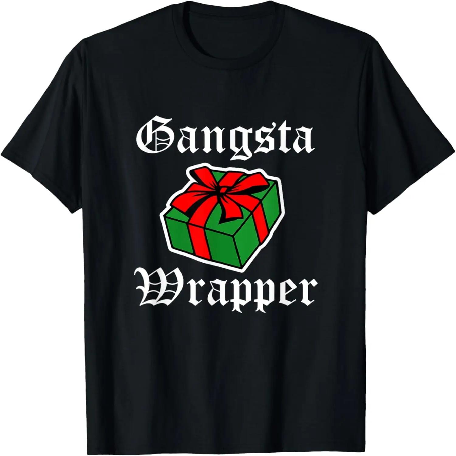 

Gangsta Wrapper funny Christmas Holiday T-shirt T-Shirt XXXXXL різнокольоровий