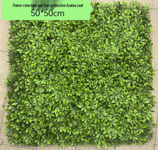 Flame-Retardant Green Wall: Anti-Aging Lawn Decoration for Malls & Backgrounds
