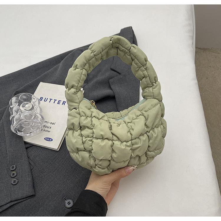 

Сумка-складушка Milk Huhu Cloud, женская универсальная легкая сумка через плечо, мини-сумка для пельменей Tide 23*8*14