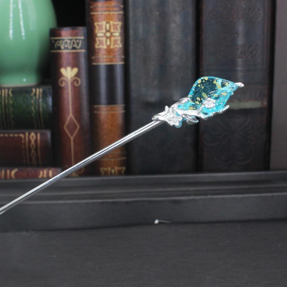 

Vintage Metal Flower Hairpin For Women Antique Hair Stick For Girl Hair Clip Costume Chinese Hanfu Hair Accessories Bun Maker