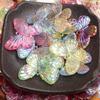500g 30*23mm about 540Pcs Fashion Jewelry Accessories for Necklace Laser Colorful Bracelet Making Butterfly Beads DIY Handmade Material