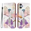 Luxury Flip Leather Case For Samsung Galaxy A07 4G Flip Cover On For Samsung A07 A06 4G 5G A05 A05s Wallet Bags Flower Cases