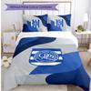 Set Lenzuola Stampato Calcio Queens Park Rangers 3 Pezzi, Comodo Set Copripiumino per Camera da Letto Amico della Pelle