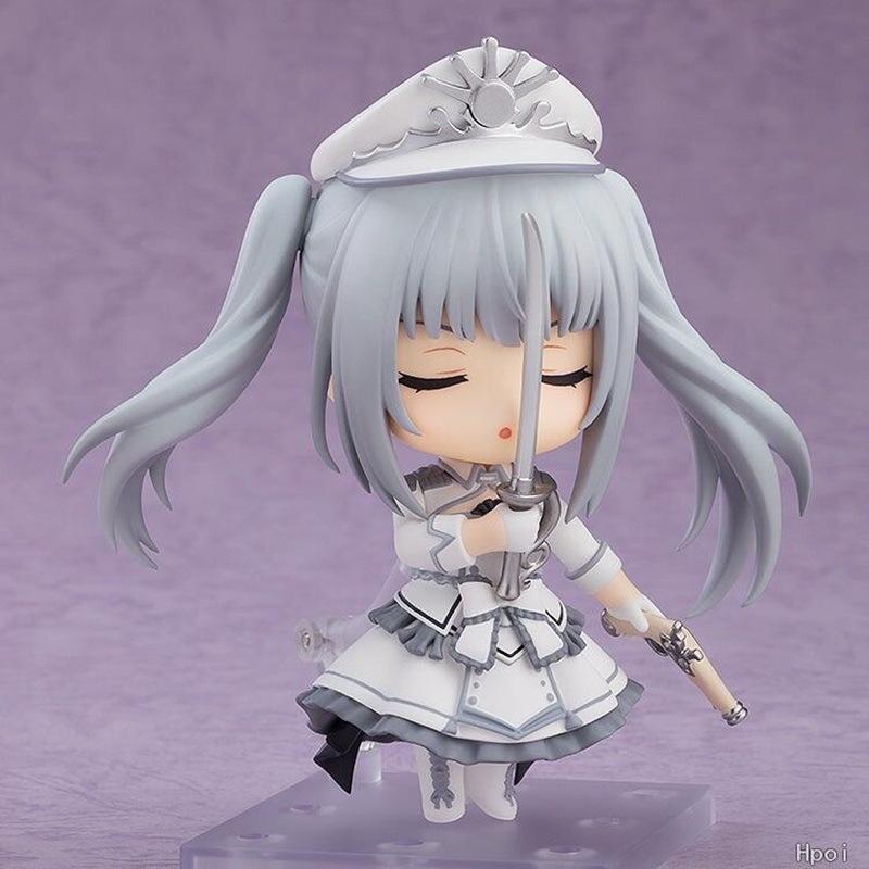 Date A Live Anime Figure #2747 - White Queen Action Model, Swappable Faces Movable Joints Collectible Action Figure