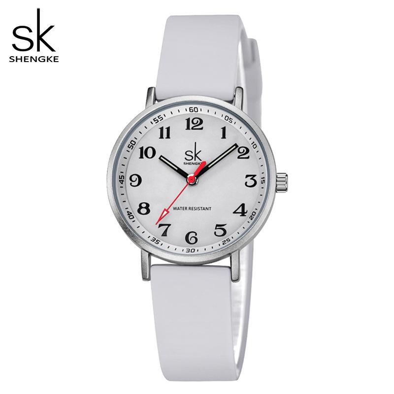 Ladies Watch Women'S Simple Sports Silicone Tape Waterproof Quartz Watch Student Watch Women'S Watch 0166