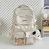 New Japanese schoolbag female ins campus students junior high school senior sense backpack large capacity tooling backpack