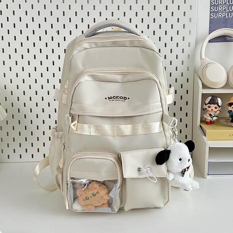 New Japanese schoolbag female ins campus students junior high school senior sense backpack large capacity tooling backpack